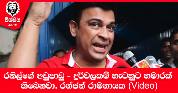 sinhala-articles-රනිල්ගේ-අඩුපාඩු-දුර්වලකම්-හැටහුට-හමාරක්-තිබෙනවා--රන්ජන්-[Video]-Gossip